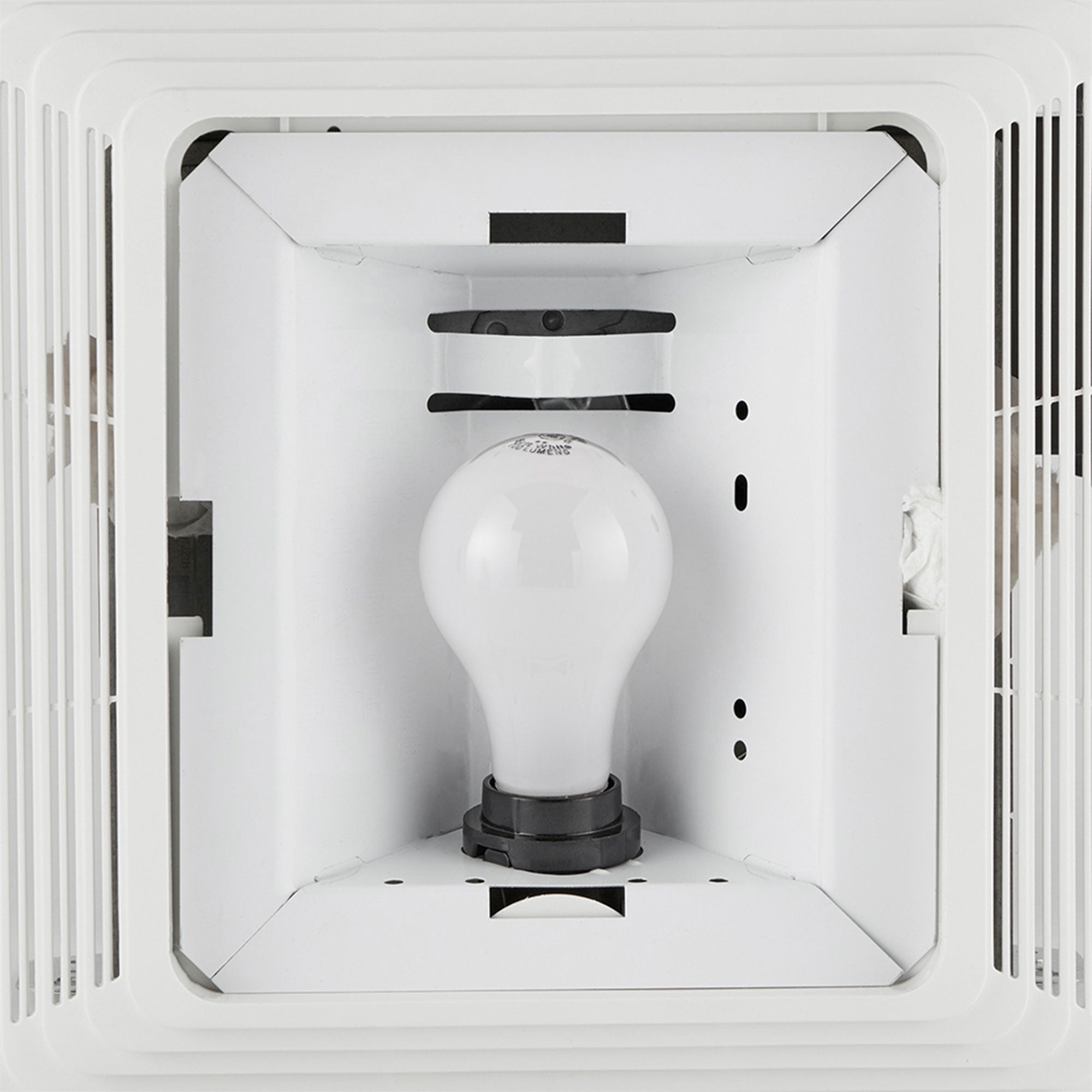 Broan 80CFM 2.5 Sones Heavy Duty Ventilation Fan/Light, Bulb Not Included (Used) - VMInnovations