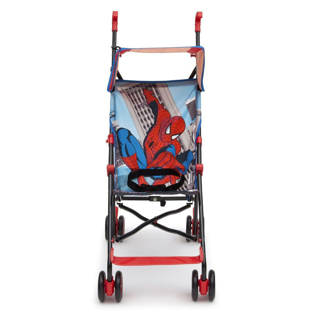 Delta Children Spiderman 1 Child Umbrella Small Travel Stroller, Red (Open Box)