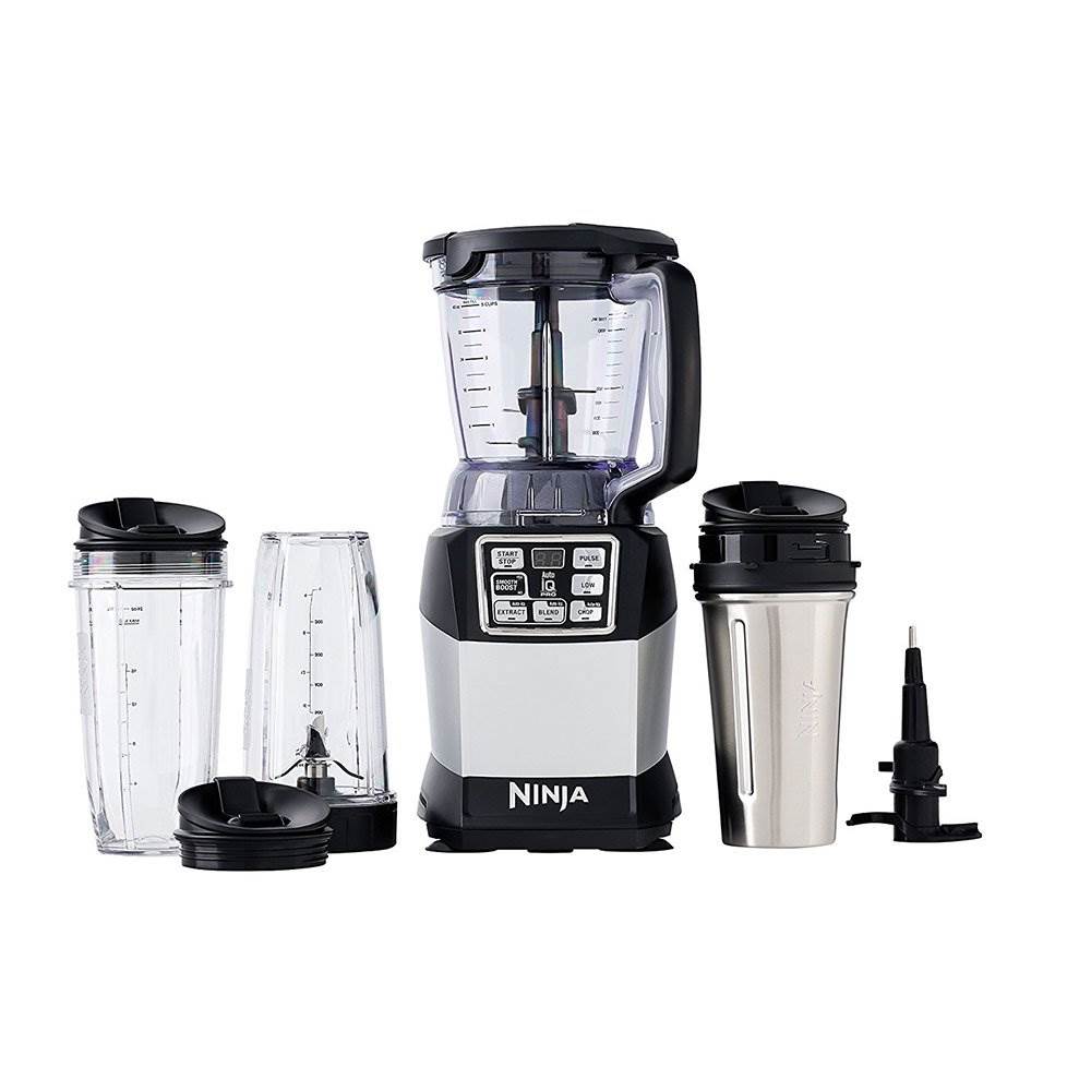 Nutri Ninja 1200W Auto-iQ Compact Mixing System(Certified Refurbished)(Open Box)