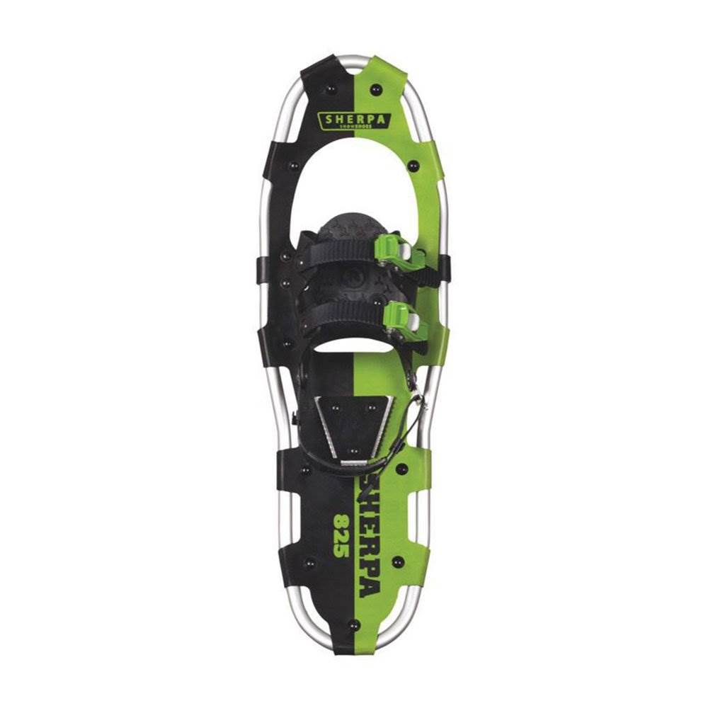 Yukon Charlie's Sherpa 8" x 25" Hiking Snowshoe Kit w/ Poles & Bag, Green