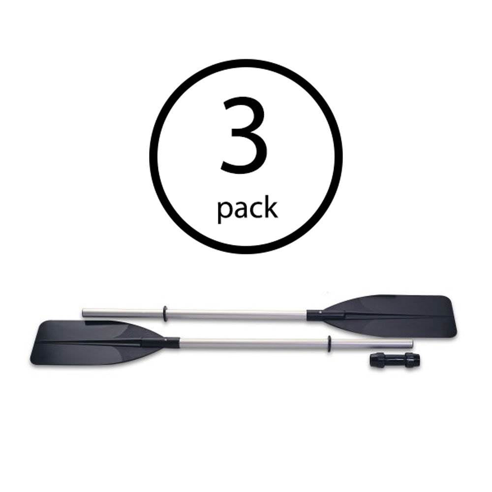 Intex Pair of Dual Purpose 48-96" Kayak Paddles & Inflatable Boat Oars (3 Pack)