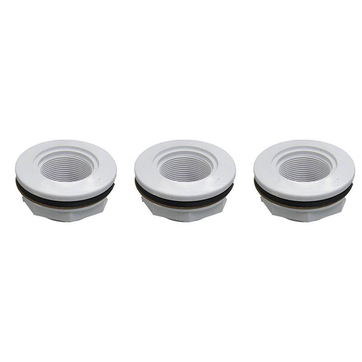 Hayward Swimming Pool 1.5 Inch Female Thread FPT Inlet Fitting Gasket (3 Pack)