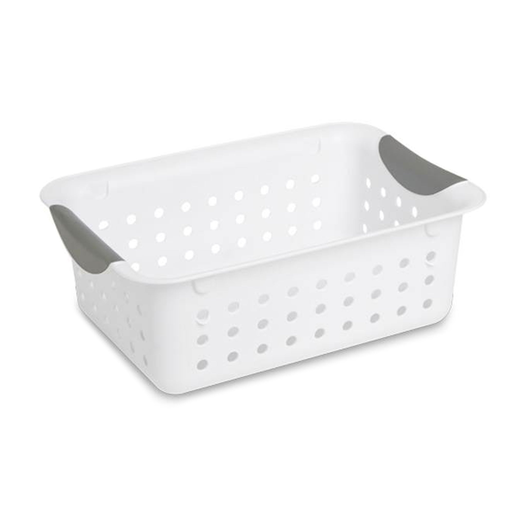Sterilite Set of Ultra Plastic Storage Baskets, 12 Small, 12 Medium, and 6 Large - VMInnovations