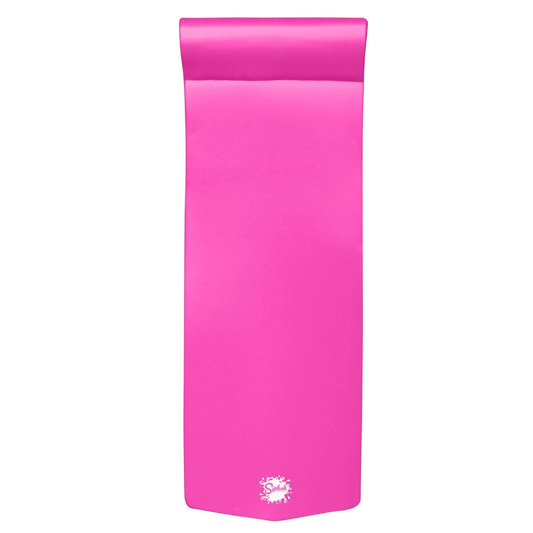TRC Recreation Splash 70" Foam Lounger Pool Raft, Flamingo Pink with Blue Float - VMInnovations