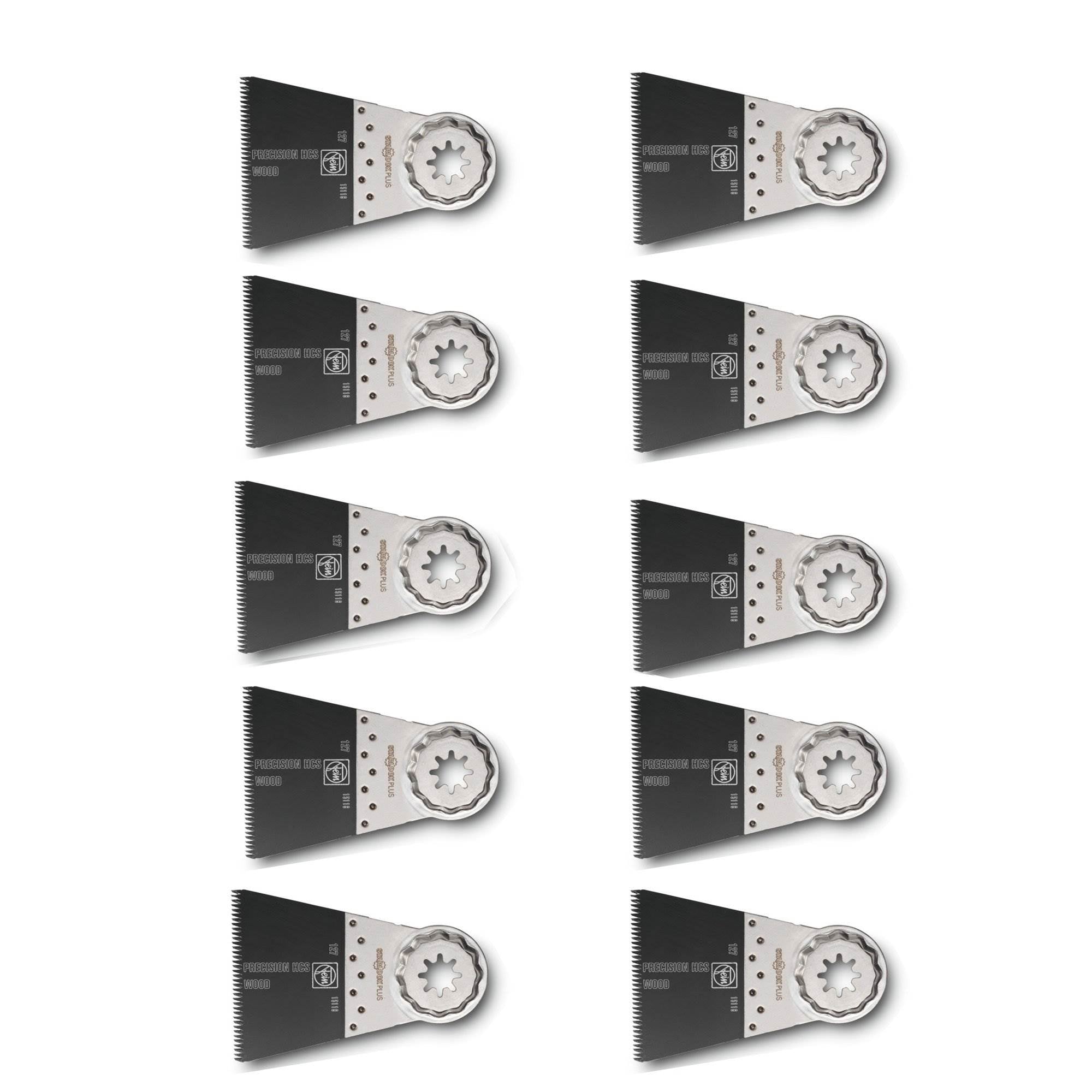 Fein E-Cut Precision Oscillating Saw Blade, 2 x 2.56 Inches, 10 Pack (Open Box)