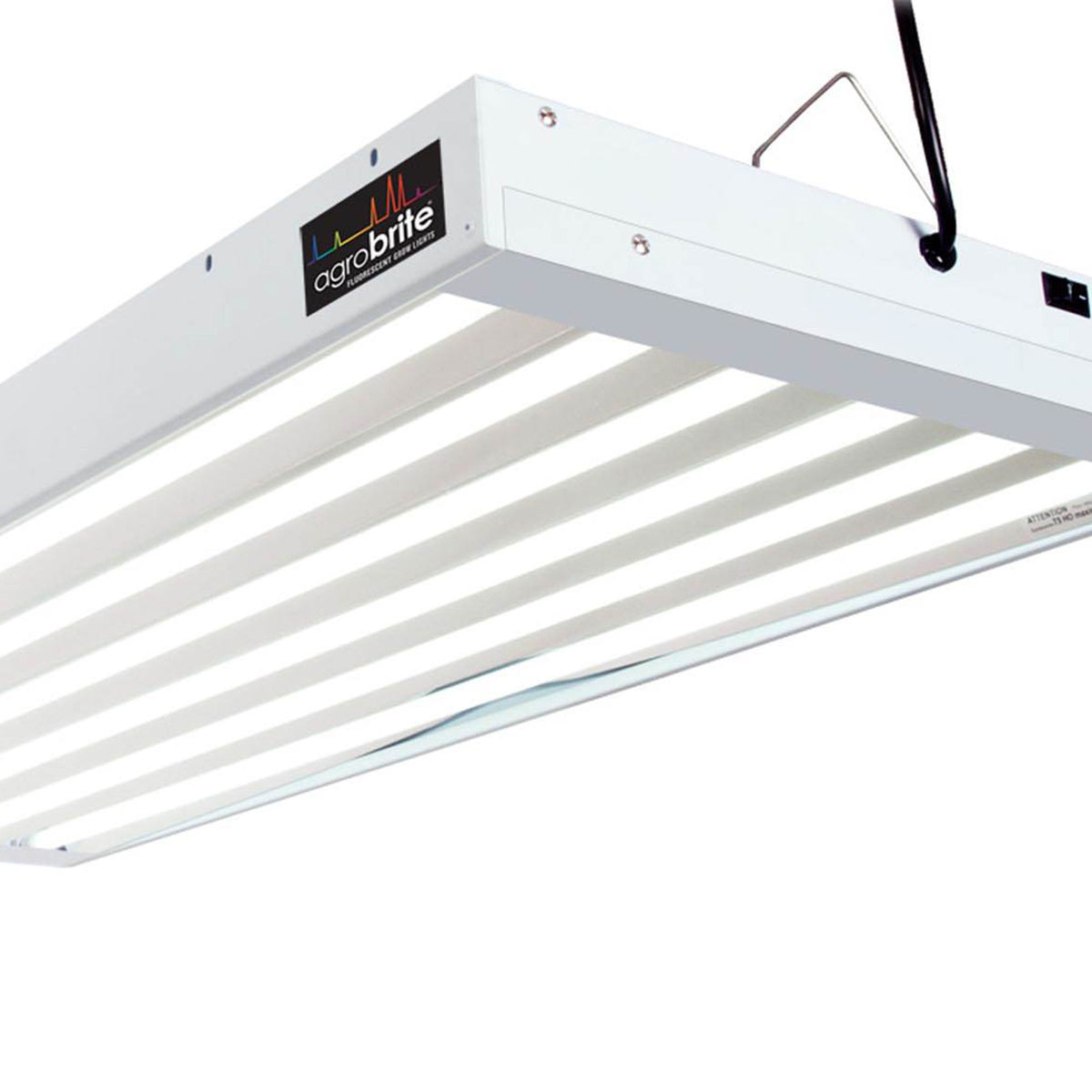 Hydrofarm FLT46 Agrobrite 6-Tube Hydroponic 4Ft Grow Light Fixture 324W (6 Pack)