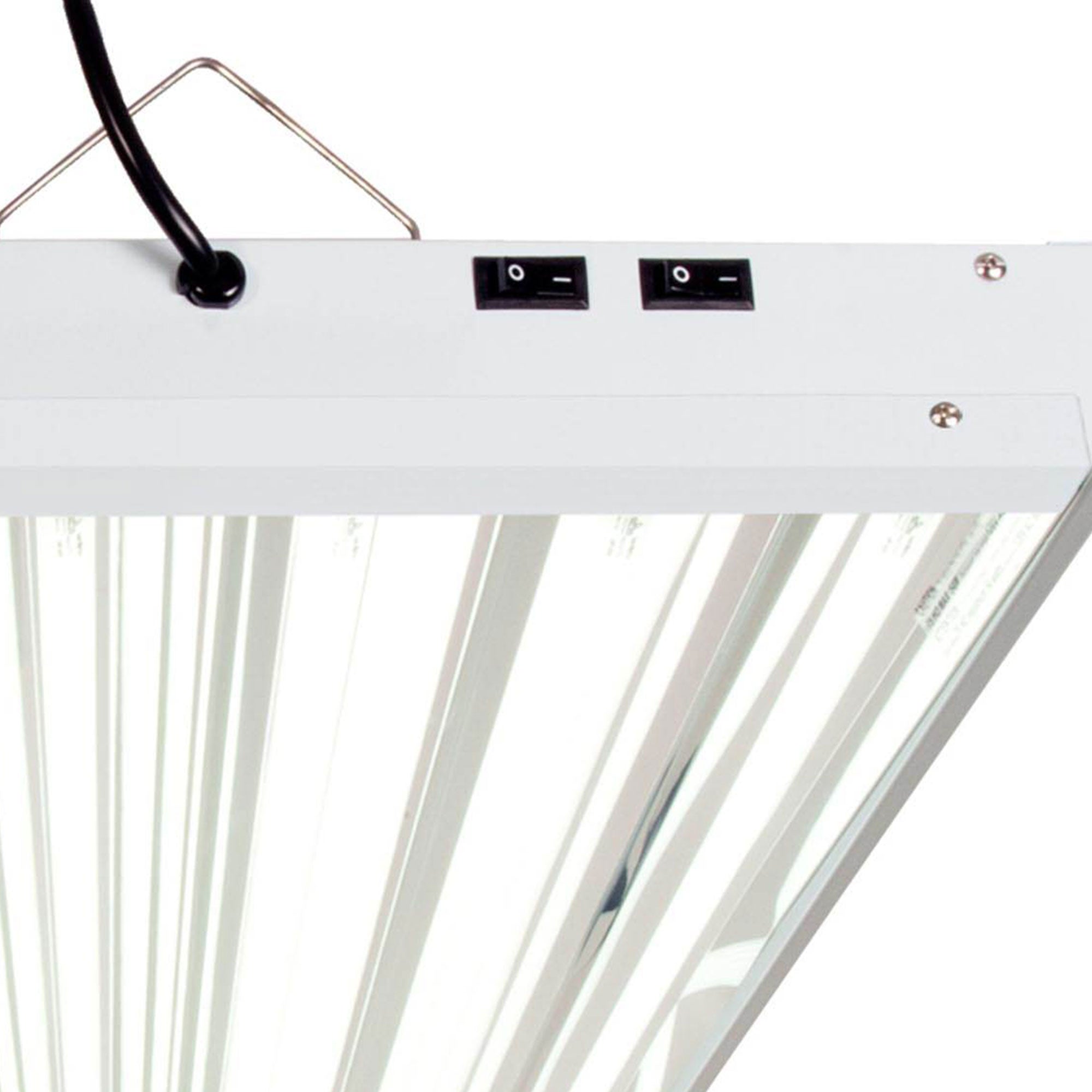 Hydrofarm FLT46 Agrobrite 6-Tube Hydroponic 4Ft Grow Light Fixture 324W (6 Pack)
