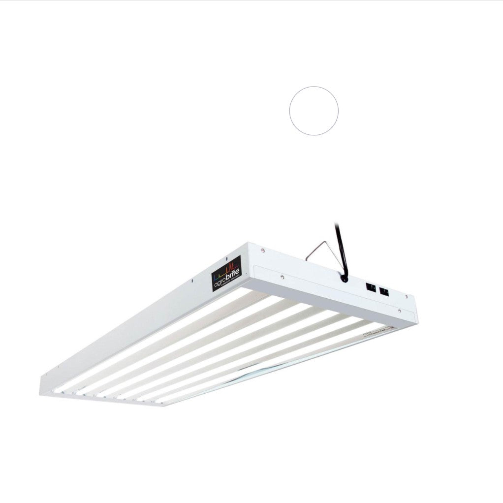 Hydrofarm FLT46 Agrobrite 6-Tube Hydroponic 4Ft Grow Light Fixture 324W (3 Pack)