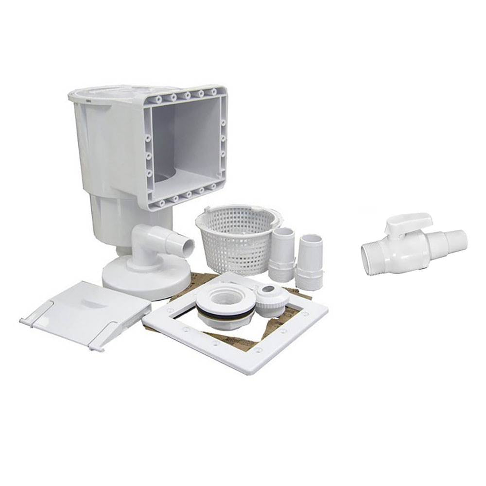 Hayward Swimming Pool Dyna Skimmer Kit + 50 PSI 2-Way Ball Valve Replacement
