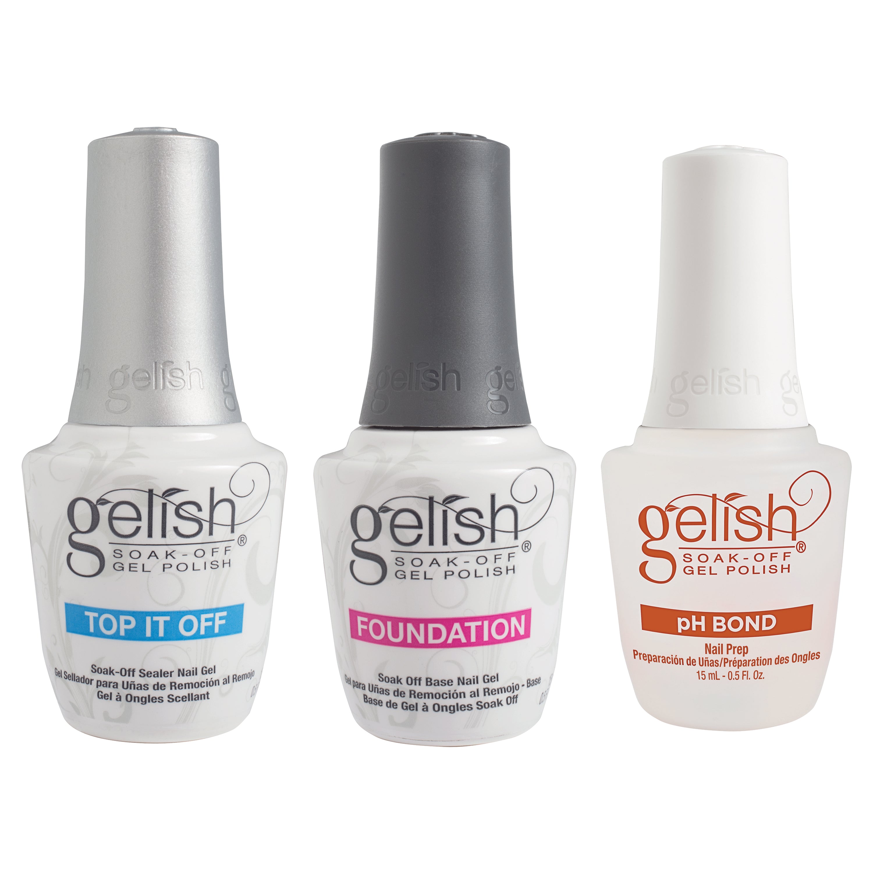 Gelish Mini Pro LED Nail Polish Lamp, Gelish Soak Off Gel Nail Polish Kit - VMInnovations