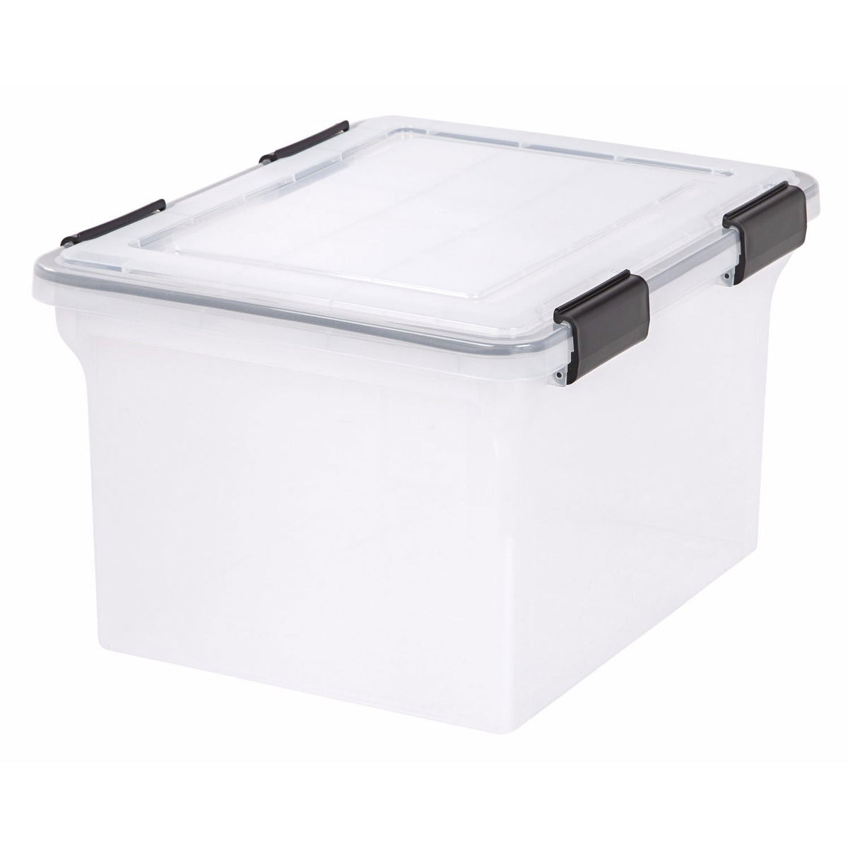 IRIS USA Clear 32 Quart Letter and Legal Size Weather Tight Storage Container (For Parts)