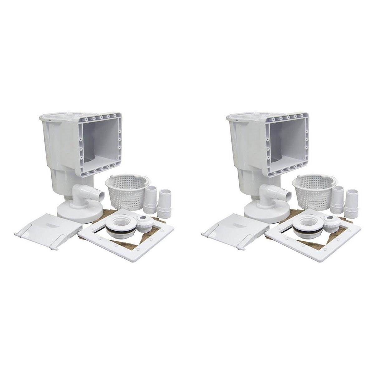 HAYWARD SP1091LX Above Ground Pool Dyna Skimmer & Return Accessory Kit (2 Pack)