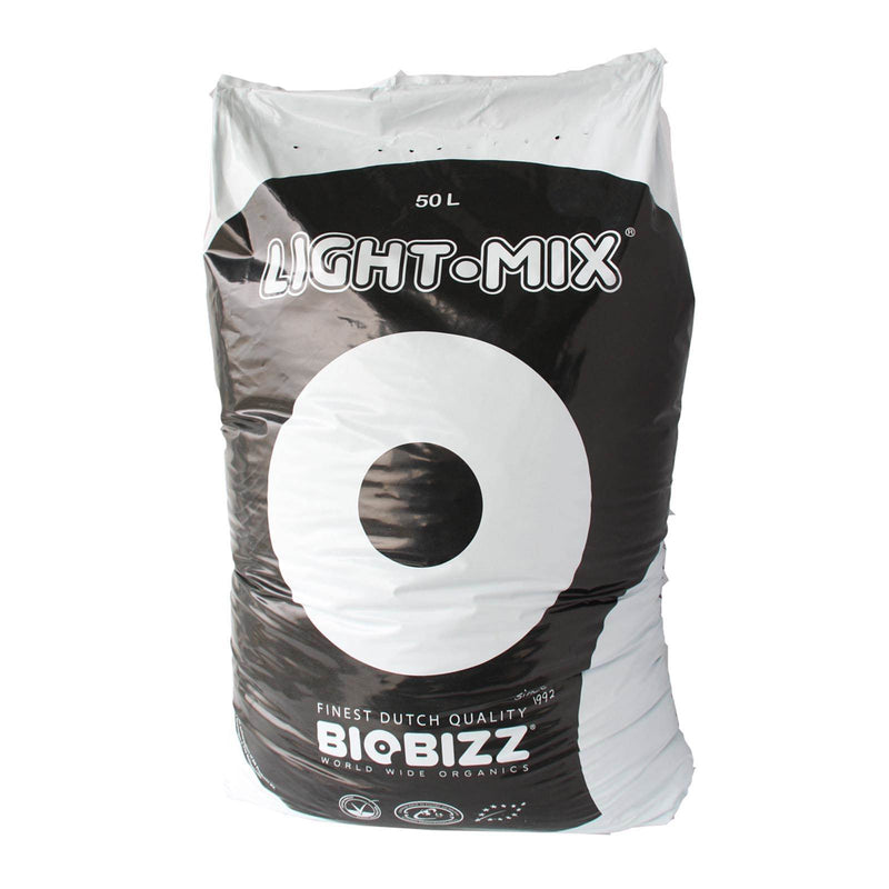 BioBizz BBLM50L Light-Mix 50L Organic Farm Plant Growing Substrate Bag (3 Pack)