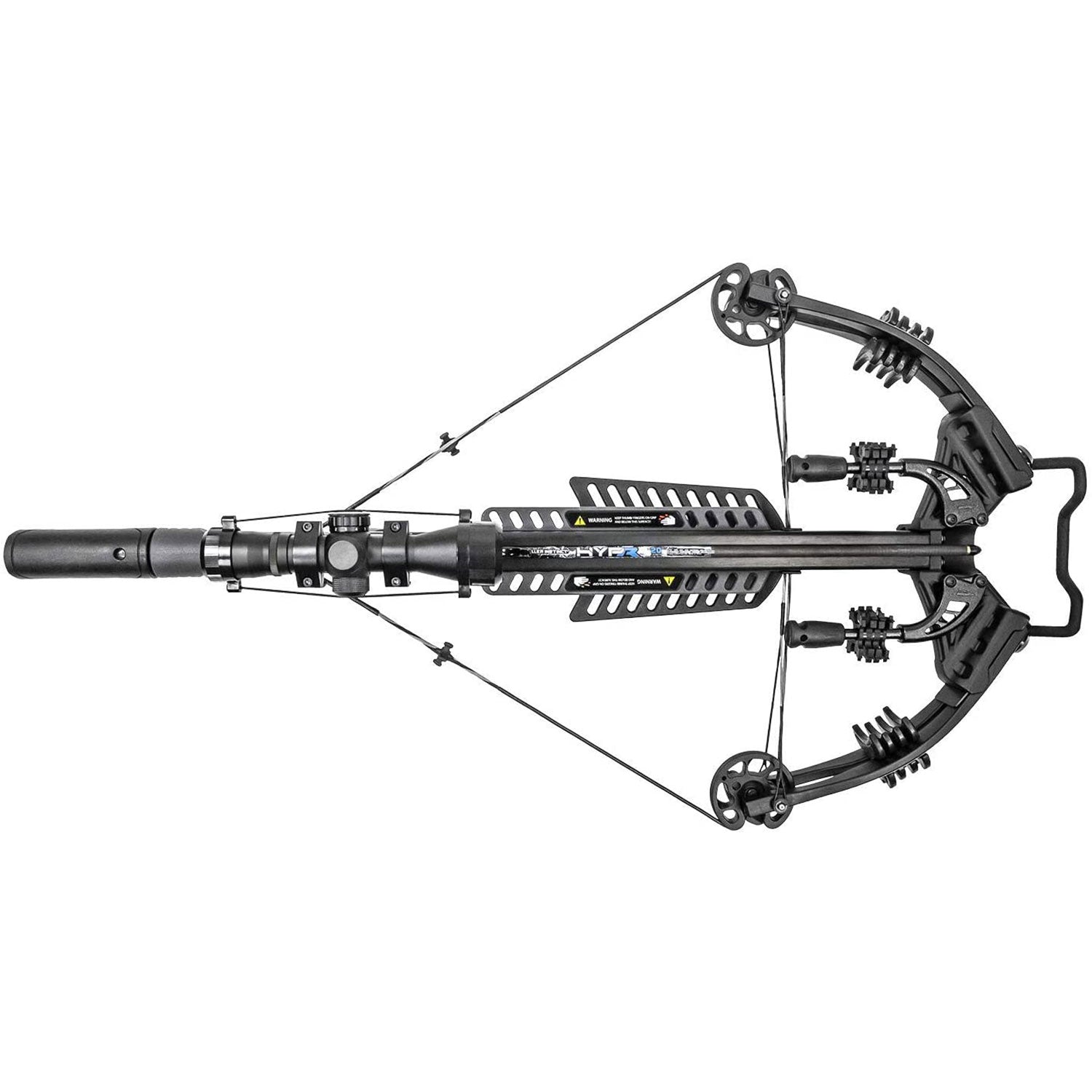 Killer Instinct Gray Burner 415 Crossbow with Scope and Accessories