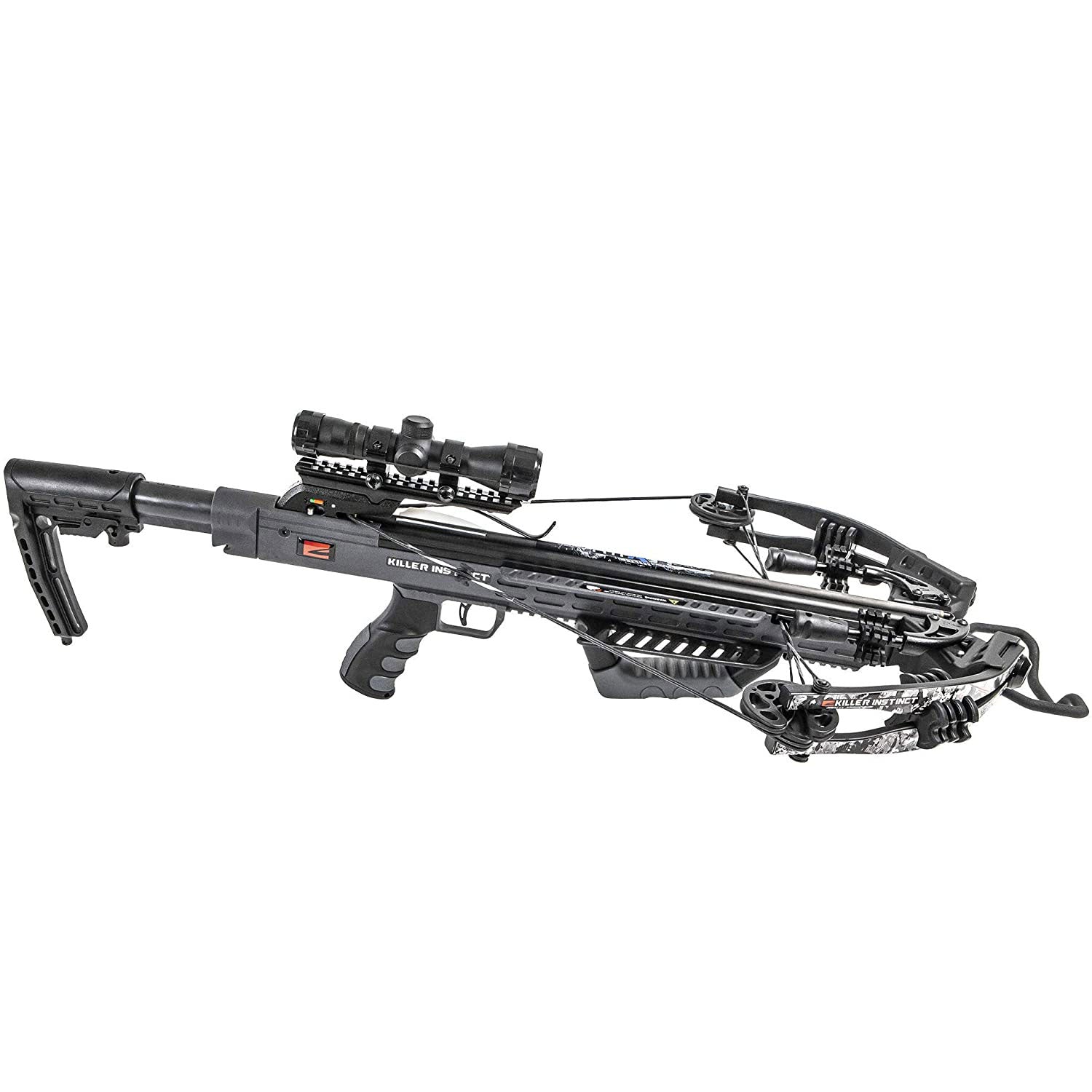 Killer Instinct Burner Archery Crossbow Set with Ambidextrous Crank Reloader