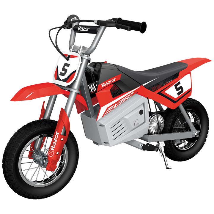 Razor Dirt Rocket Kid Electric Motorcycle Dirt Bike, 1 Black MX400 & 1Red MX350 - VMInnovations