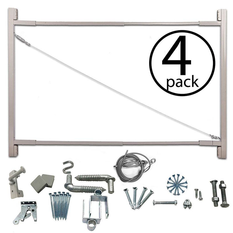 Adjust-A-Gate Steel Frame Gate Kit, 36"-72" Wide Opening To 6&