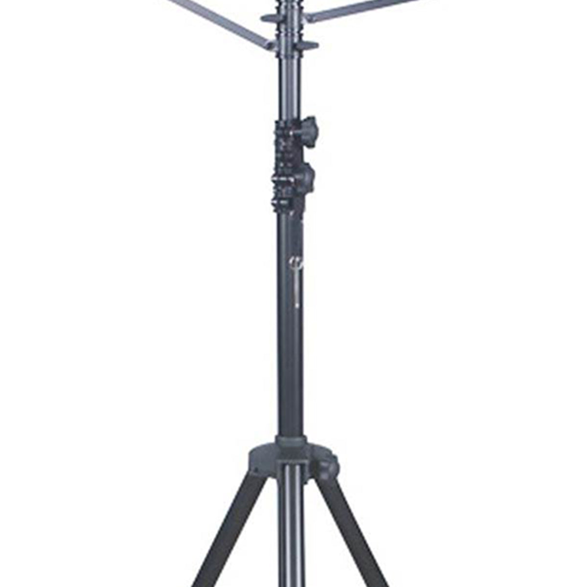 American DJ Aluminum Black Heavy Duty 12 Foot Tripod T-Bar Light Stand (4 Pack)