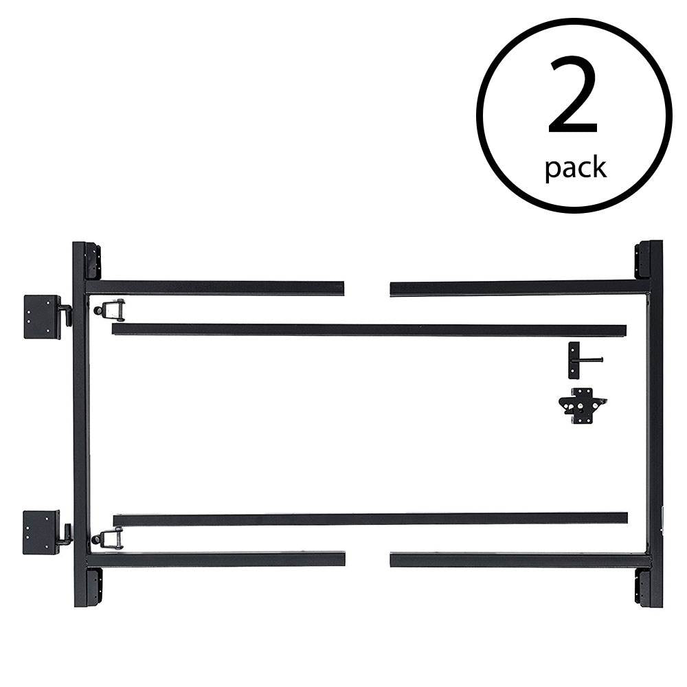 Adjust-A-Gate Gate Building Kit, 60"-96" Wide Opening Up To 4' High (2 Pack) - VMInnovations