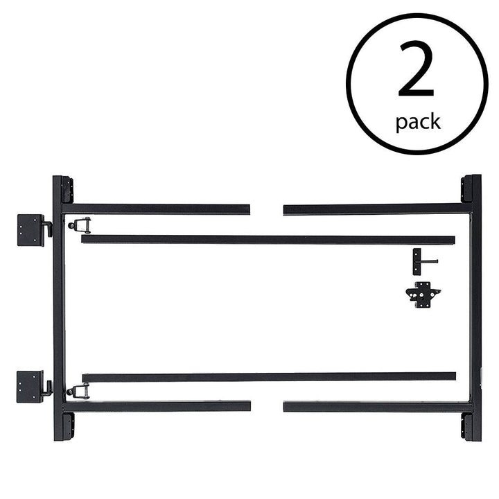 Adjust-A-Gate Gate Building Kit, 60"-96" Wide Opening Up To 4' High (2 Pack) - VMInnovations