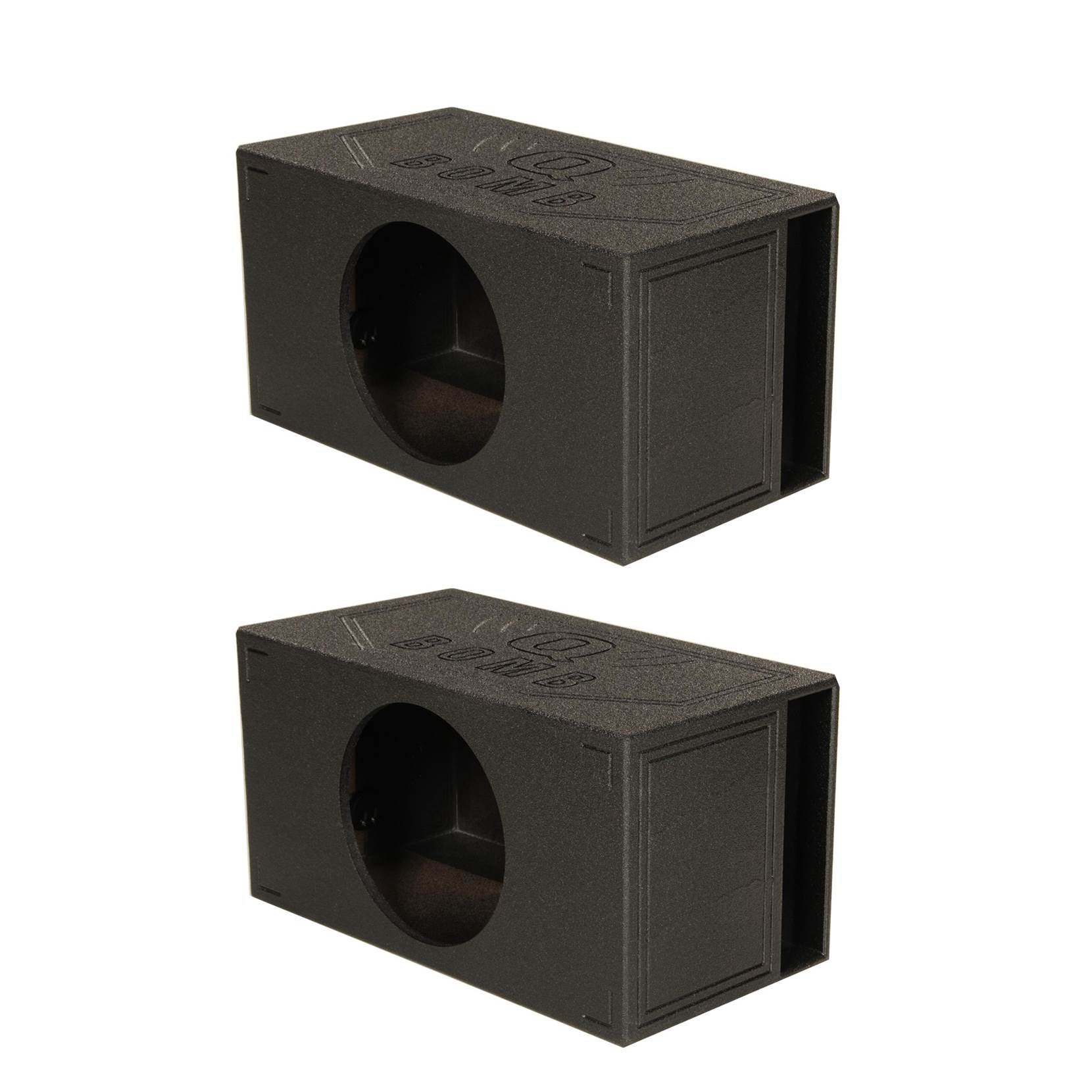 Q-POWER QBOMB15VL Single 15" Vented Ported Subwoofer Sub Box Enclosure (2 Pack) - VMInnovations