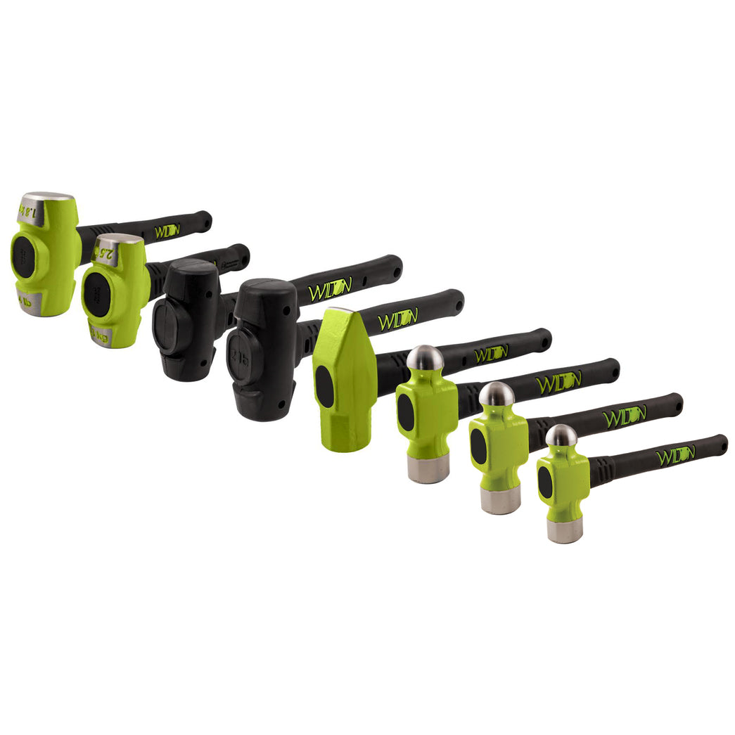 Wilton Tools 11108 Heavy Duty B.A.S.H. Drop Forged Steel Master Hammer Kit, 8 Pc