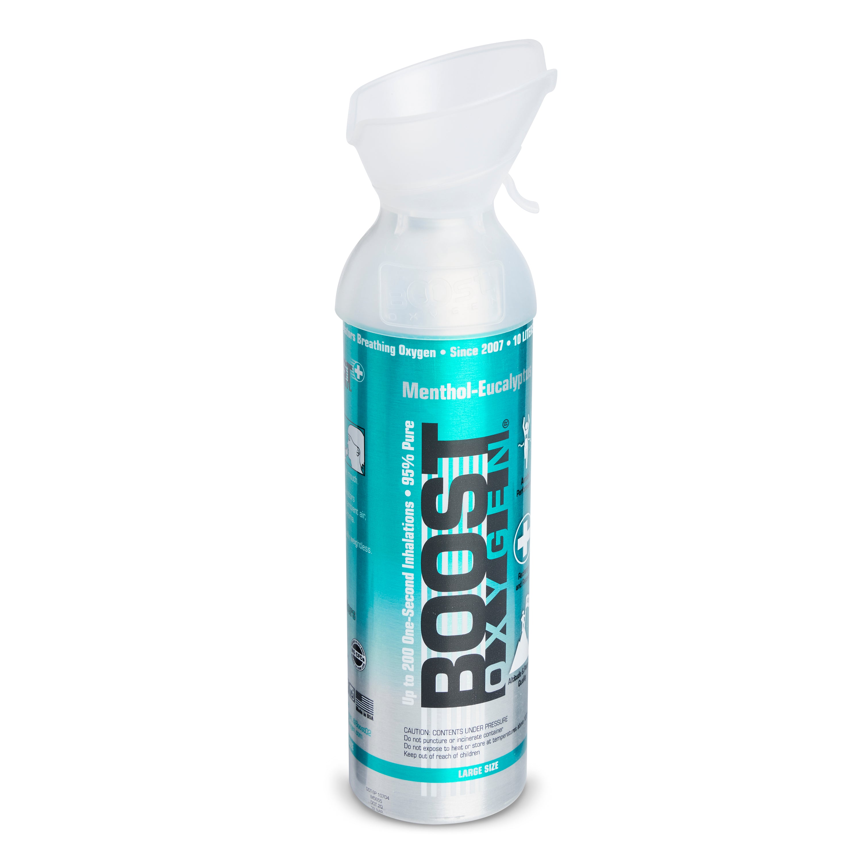 Boost Oxygen 3 Liter Portable Pocket Sized Canister w/ 5 Liter and 10 Liter Cans