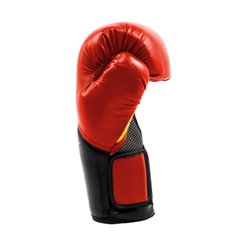 Everlast Elite Punching Bag w/ Stand + Pro Style Gloves Size 16 Ounces, Red