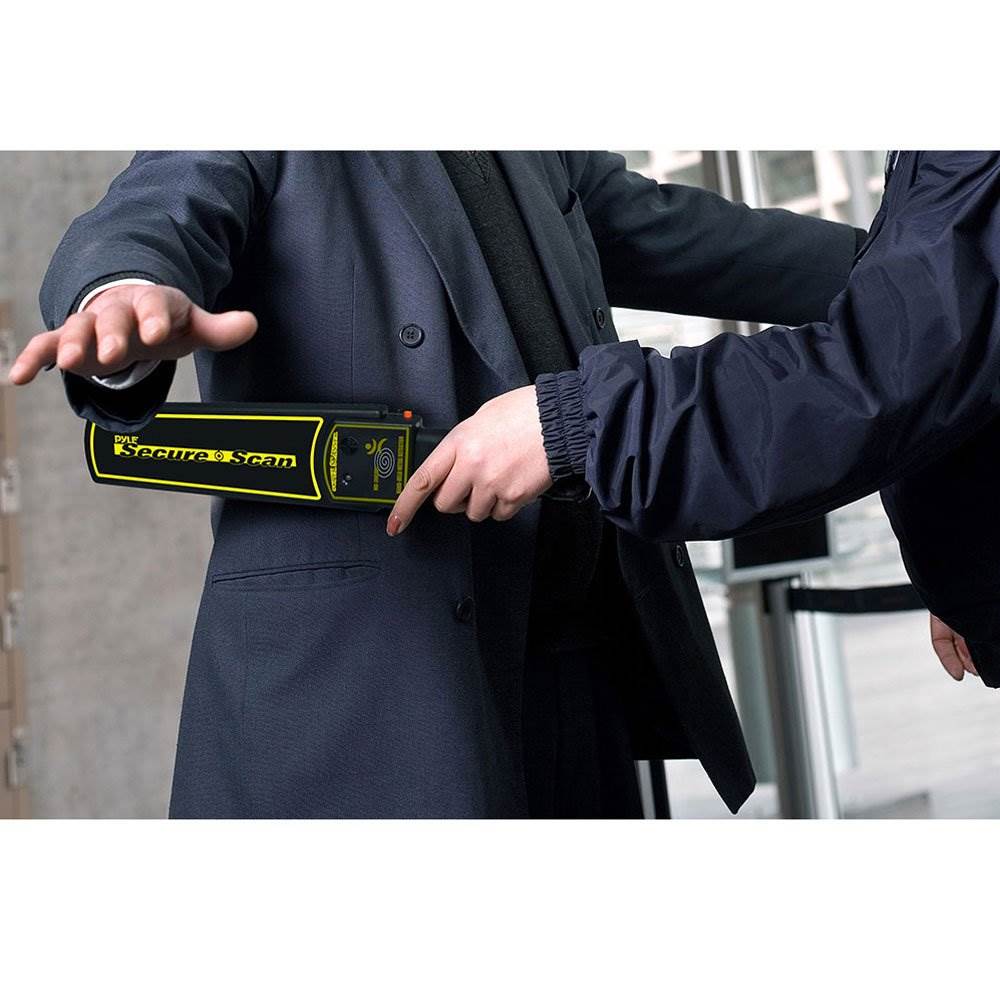 Pyle Secure Scan Handheld Metal Detector Wand Security Safety Scanner (4 Pack) - VMInnovations