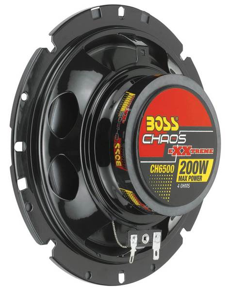 Boss CH6500 6.5 Inch 2 Way 200W Slim Mount Coaxial Speakers Audio (4 Pack)