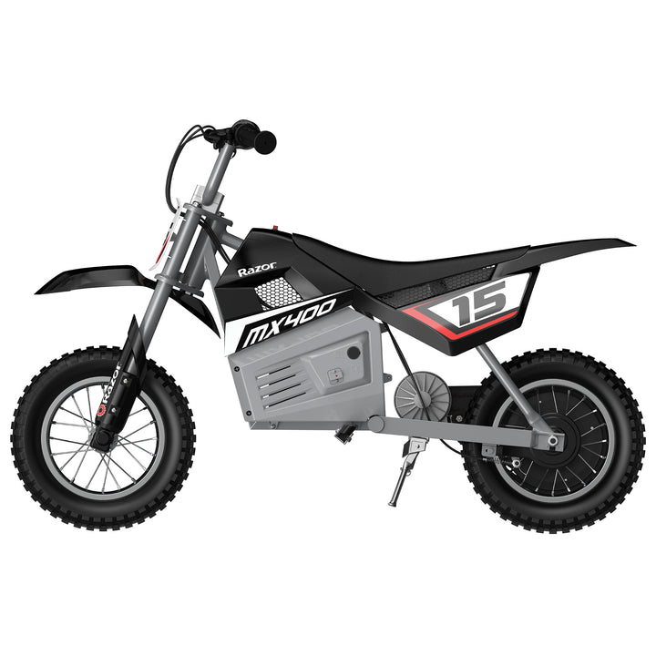 Razor MX400 Rocket 24V Electric Toy Motocross Dirt Bike, Black (2 Pack) - VMInnovations