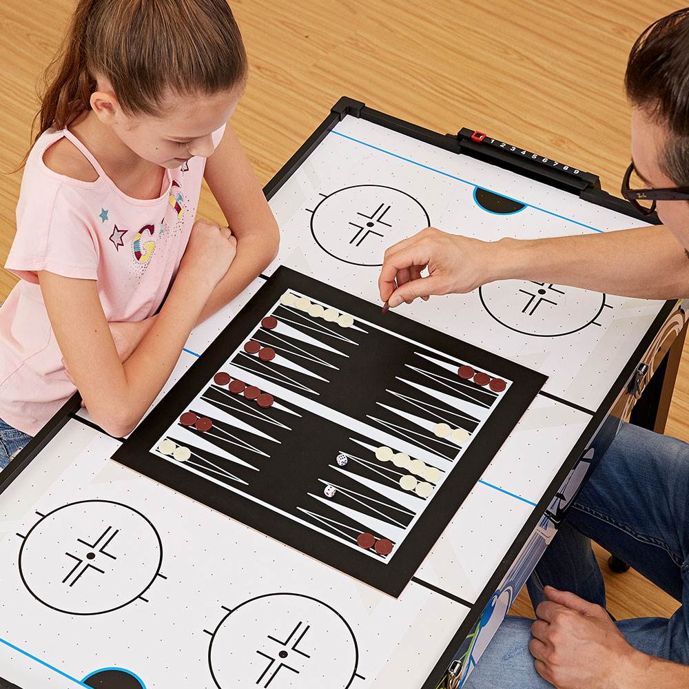 MD Sports 48 Inch 12 in 1 Combo Manual Scoring System Multi Game Room Table