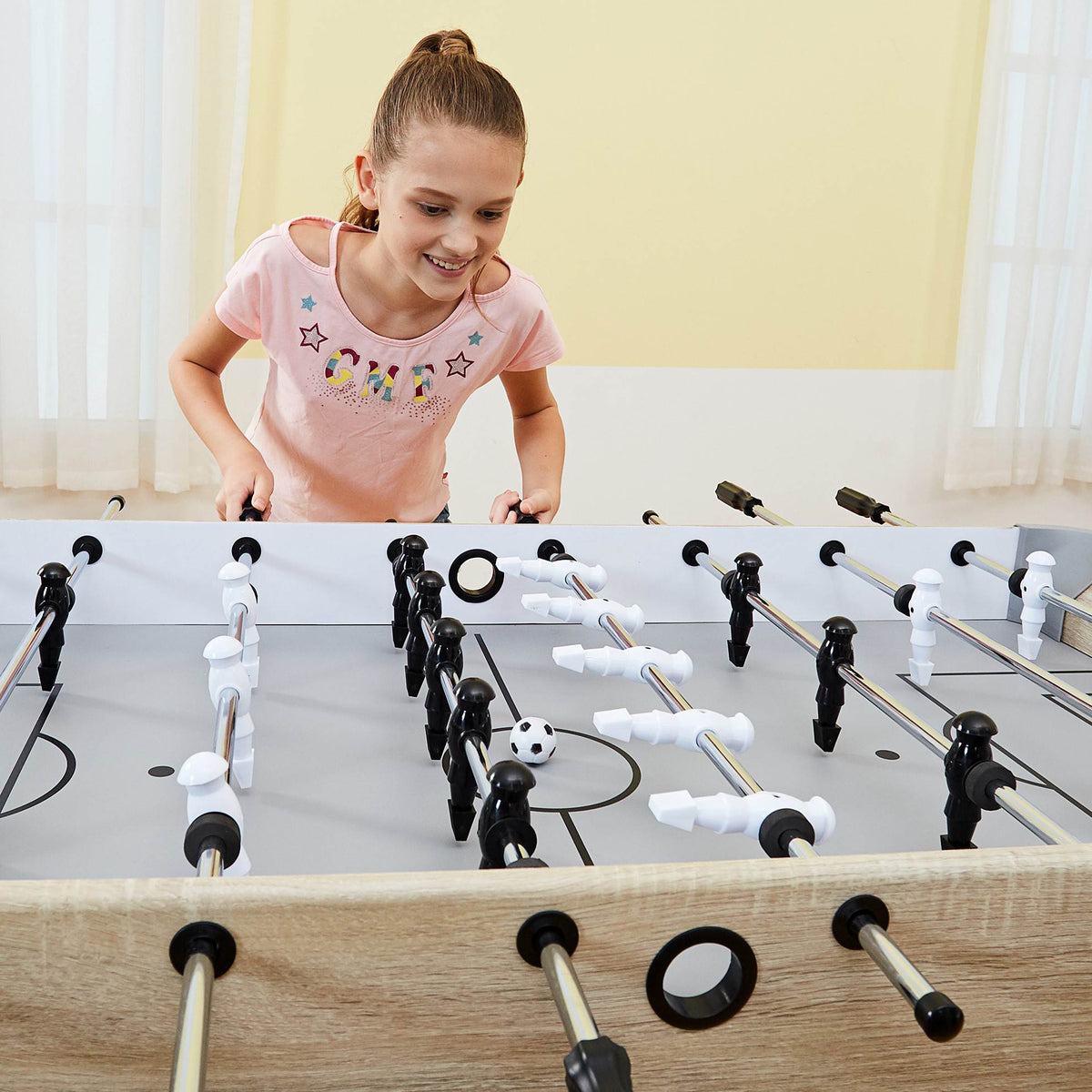 Lancaster Gaming Vogue 54 Inch Arcade Foosball Table with Beaded Scoring (Used)