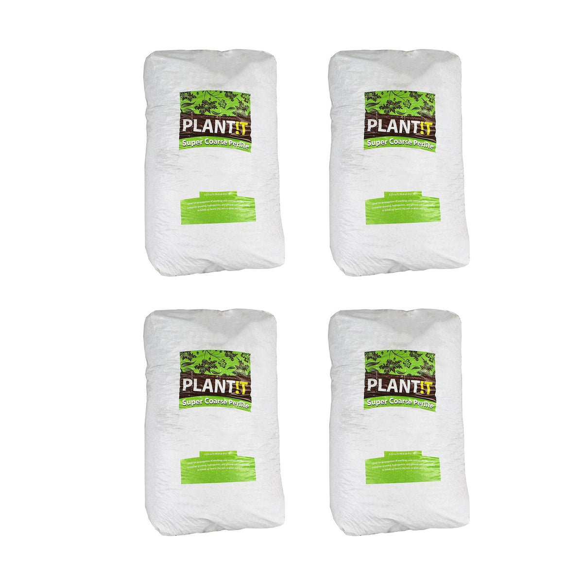 GROW!T Super Coarse Perlite Soil Aeration Volcanic Rock, 100L (4 Pack)