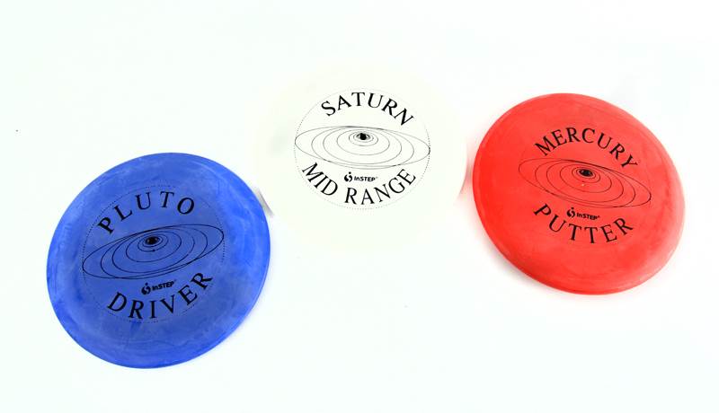 InSTEP DG200 Outdoor Disk Golf Goal + 3 Free Discs - Used