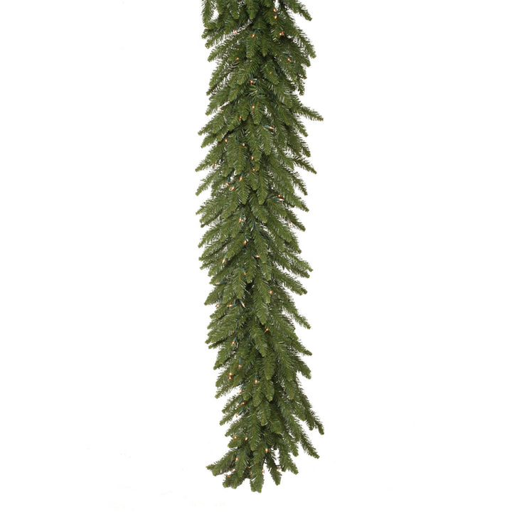 Vickerman 50 Foot Camdon Artificial Garland Decoration with Clear String Lights - VMInnovations