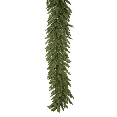 Vickerman 50 Foot Camdon Artificial Garland Decoration with Clear String Lights