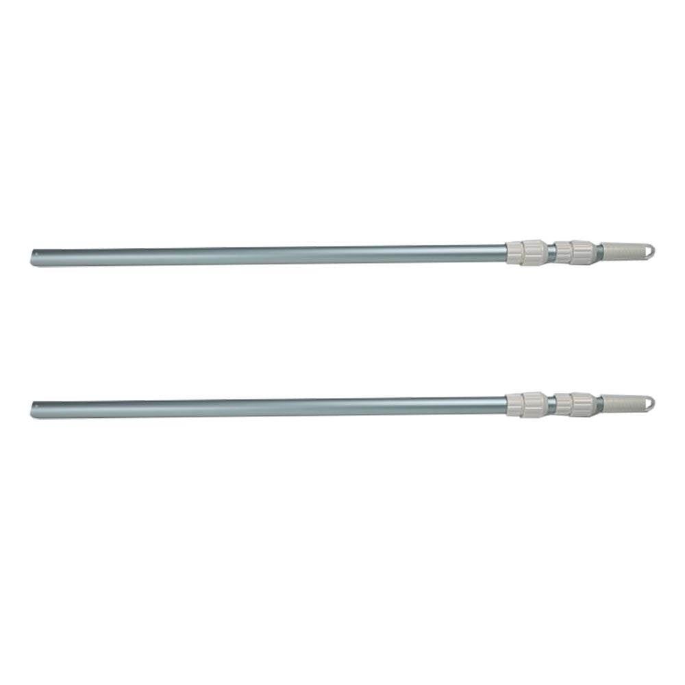 Intex 110" Telescoping Swimming Pool Cleaning Maintenance Pole Shaft (2 Pack)