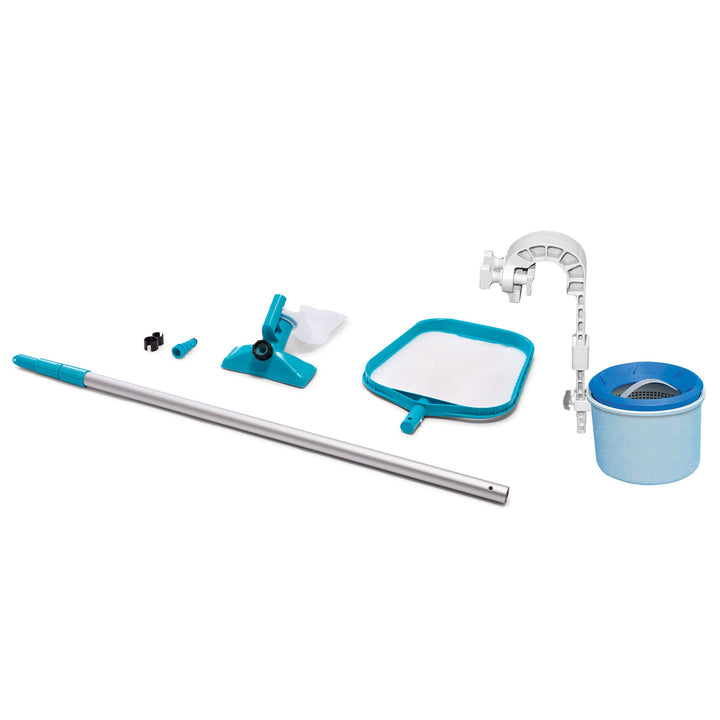 Intex Vacuum & Wall-Mounted Automatic Skimmer Swimming Pool Maintenance Kit - VMInnovations