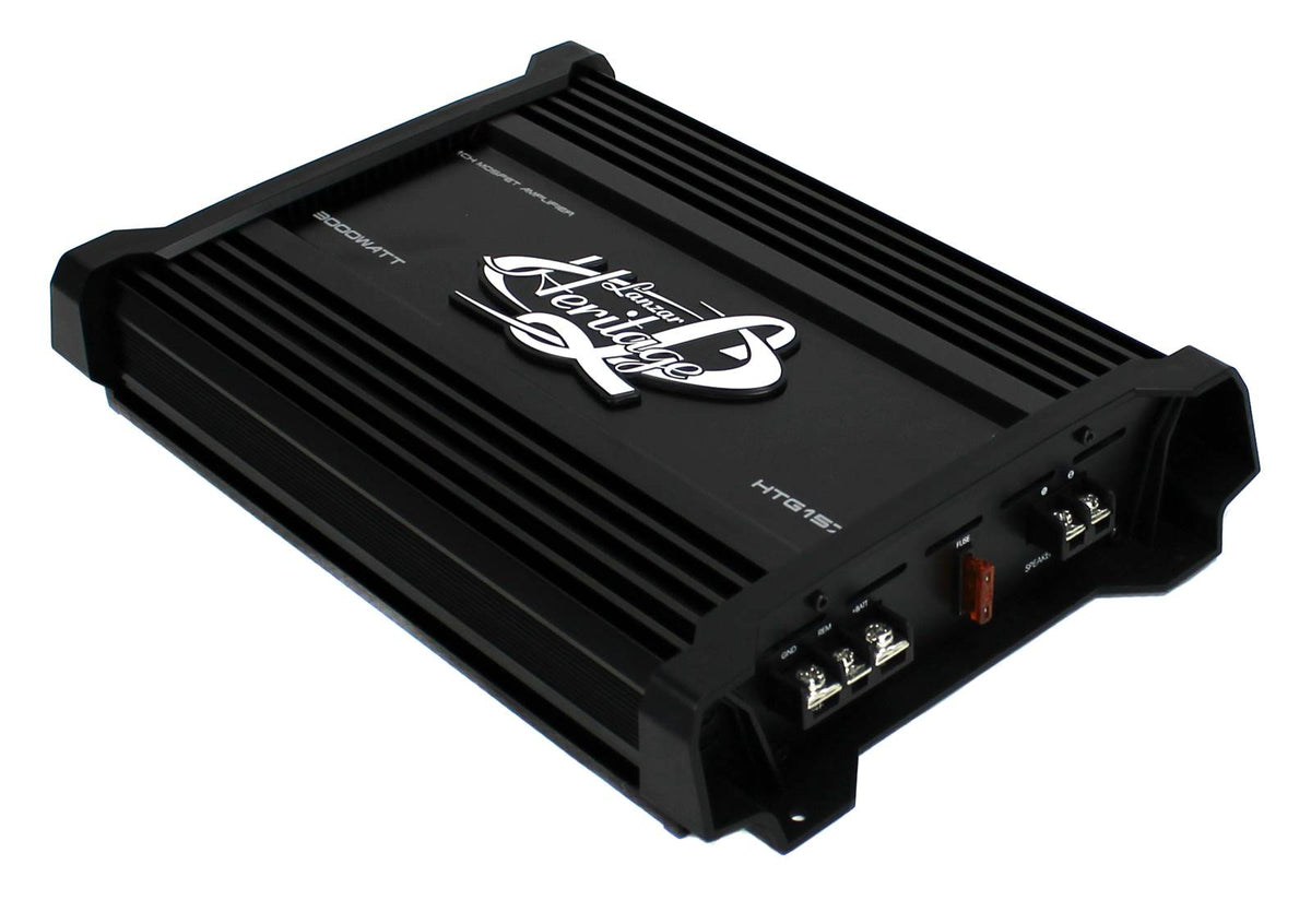 Lanzar 3000W Mono MOSFET Car Audio Power Amplifier Amp Stereo 2 Ohm (2 Pack)