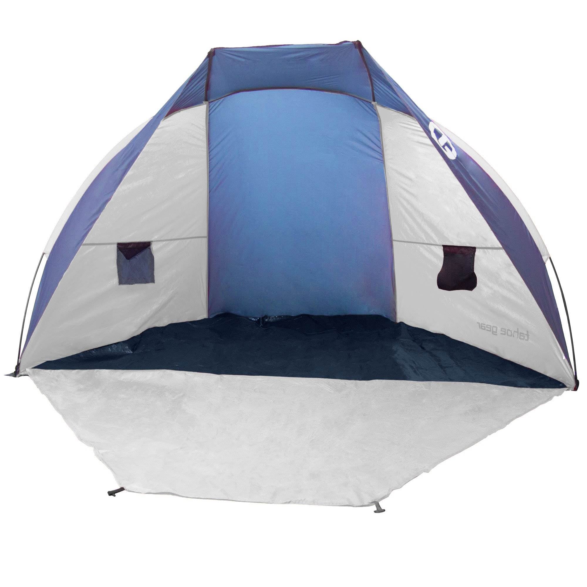 Tahoe Gear Cruz Bay Summer Sun Shelter and Beach Shade Tent Canopy (2 Pack) - VMInnovations