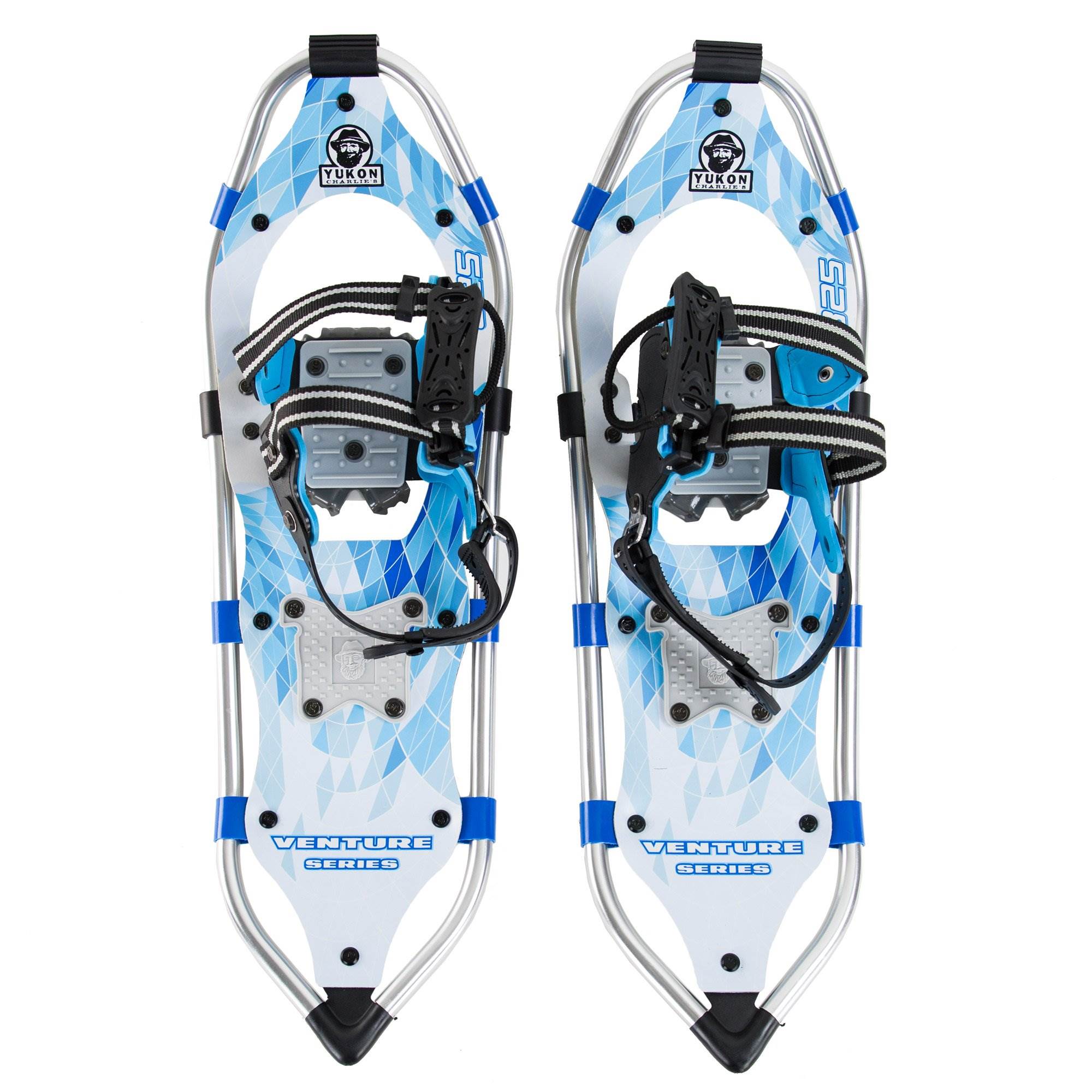Yukon Charlie's Advanced 8x25 Womens and 9x30 Mens Snowshoe Kits w/ Poles & Bag