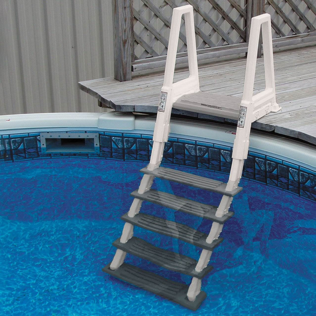 Confer 6000X Eliminator Adjustable 46"-56" Heavy Duty InPool Ladder (2 Pack)