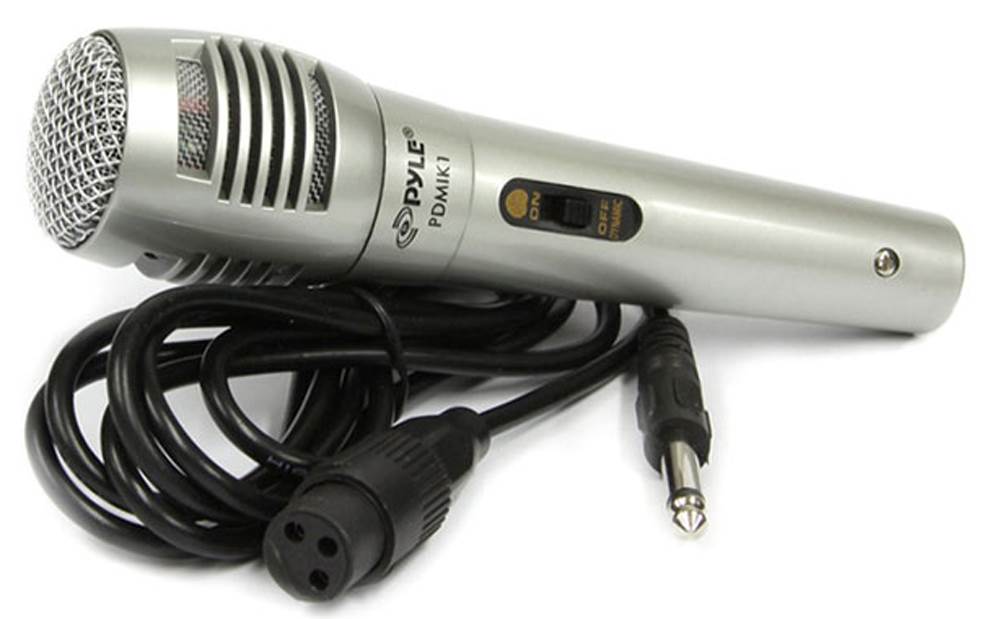Pyle Pro Pro Moving Coil Dynamic Handheld Microphone Mic & Cable PDMIK1 (8 Pack)