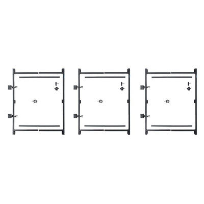 Adjust-A-Gate Steel Frame Gate Building Kit, 36"-60" Wide Up To 7' High (3 Pack)