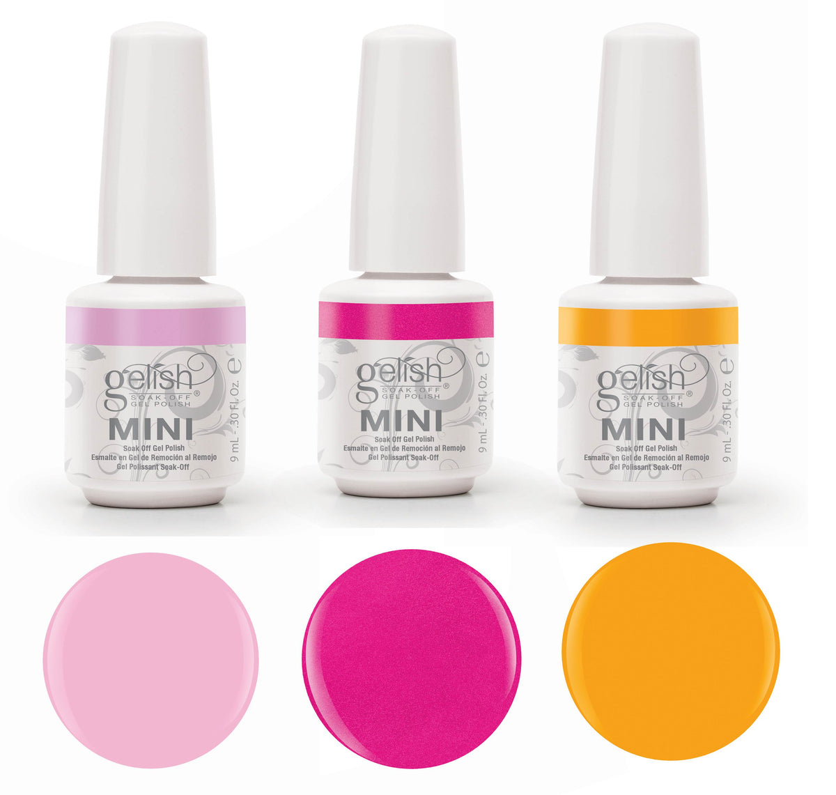 Gelish Neon Street Beat 3 LED Soak Off Gel Nail Polish Collection Kit (2 Pack)