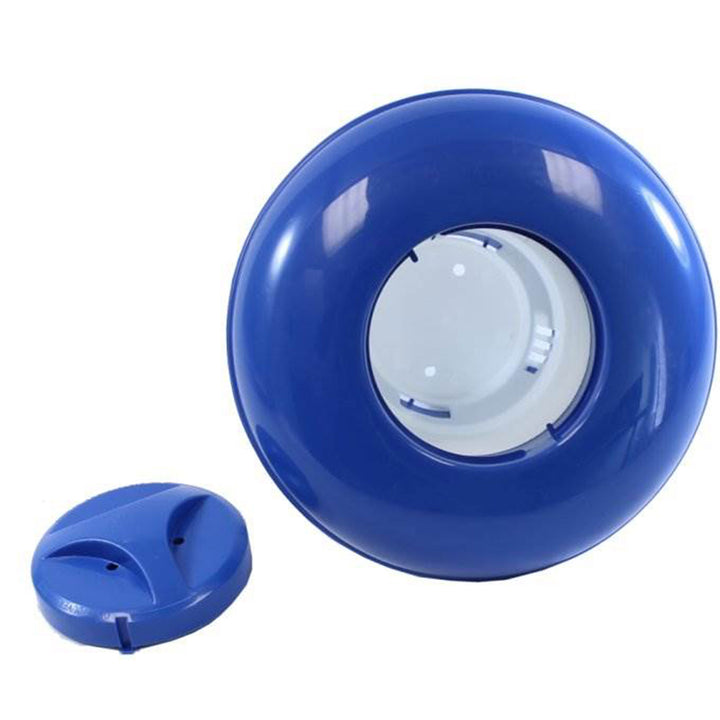 Intex 15 Foot Easy Set Swimming Pool Debris Cover & Floating Chlorine Dispenser - VMInnovations
