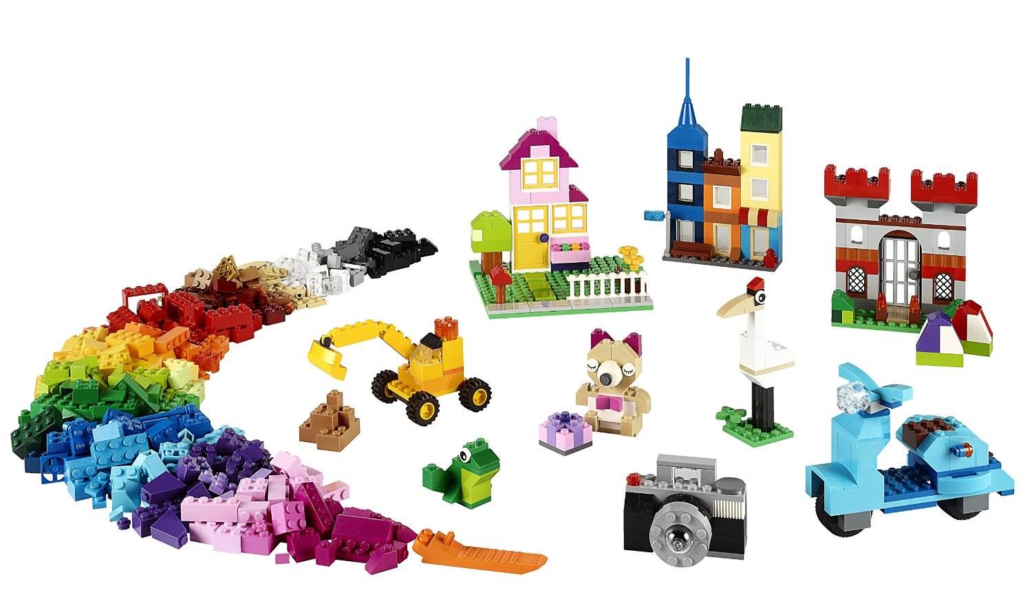 LEGO 10698 Classic Creative Bricks Kids 790 Piece Building Box Sets (2 Pack)