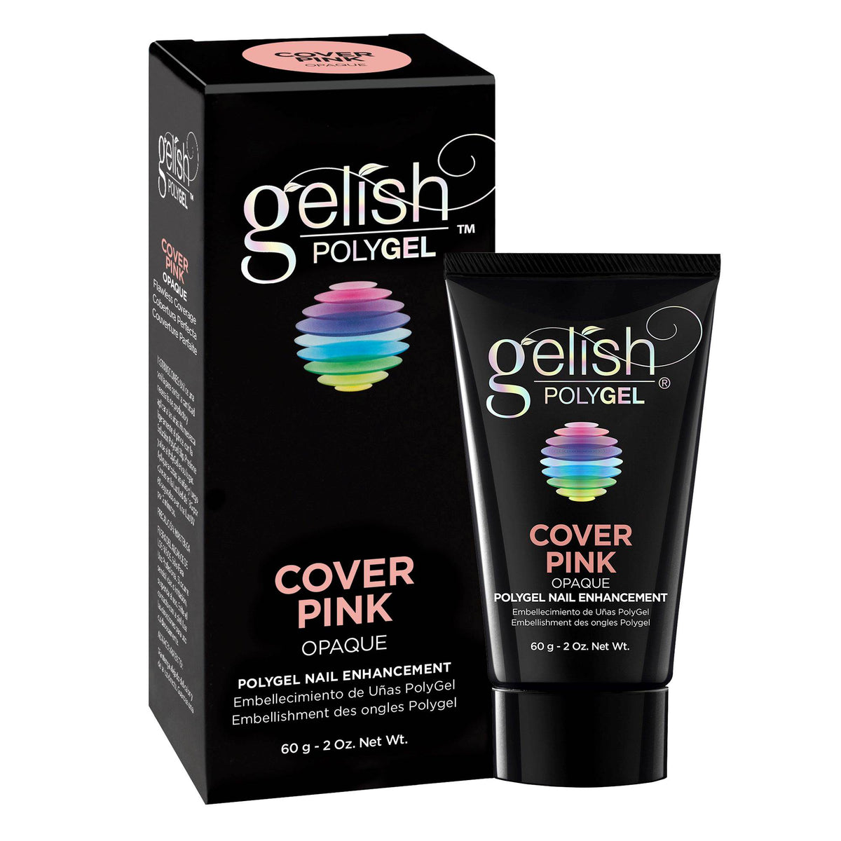 Gelish PolyGel Professional Nail Enhancement Trial Kit & PolyGel, Opaque Pink