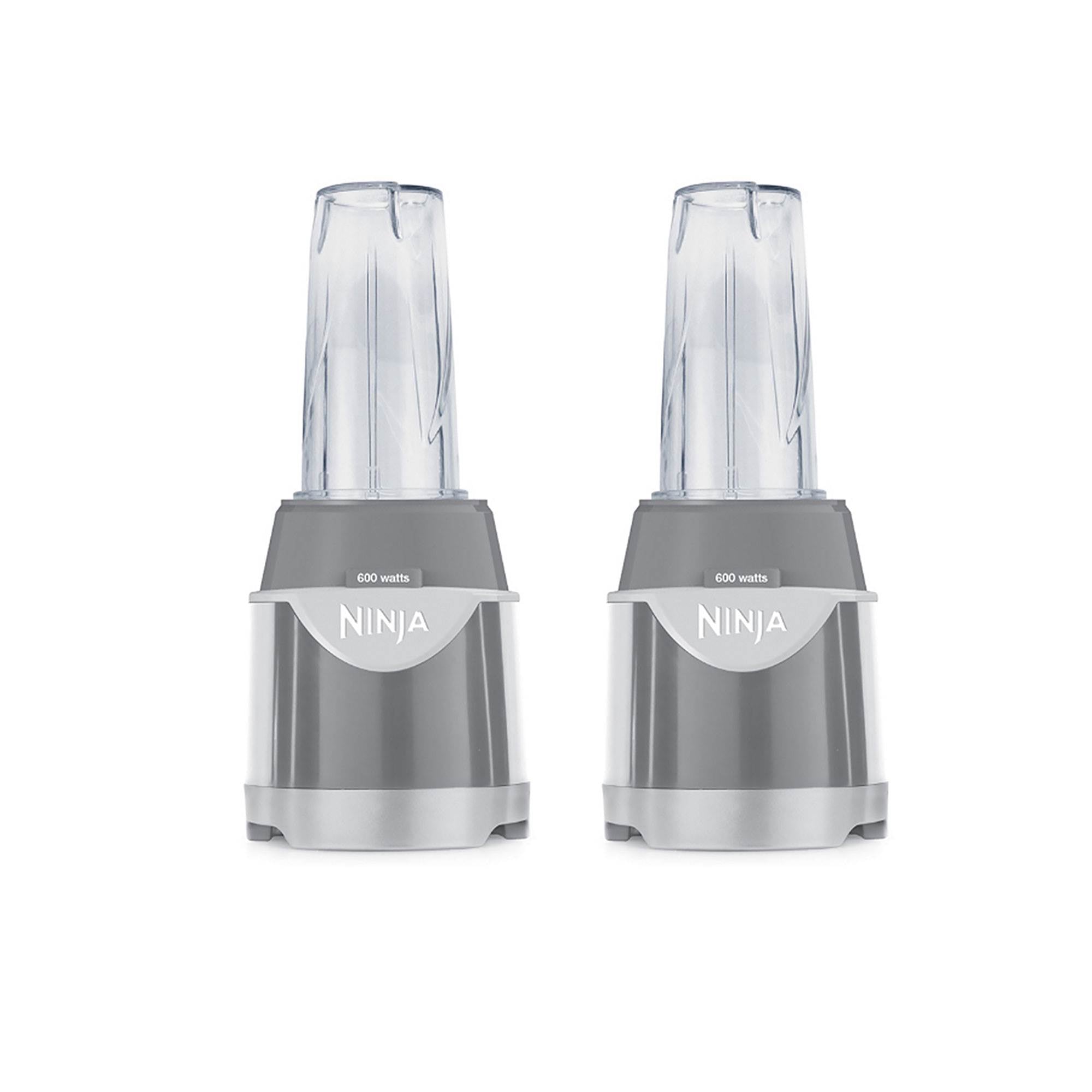 Ninja Professional Smoothie Mixer Single Serve Pulse Blender System (2 Pack)